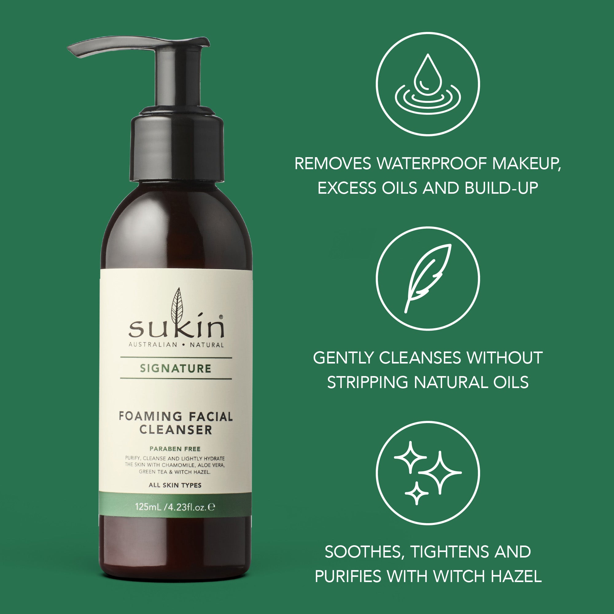 FOAMING FACIAL CLEANSER PUMP | SIGNATURE | 125 mL